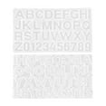 thumbnail image 2 of HaoXun Premium DIY Epoxy Resin Alphabet & Numbers Mold - Reusable Silicone Crafting Tools for Resin Jewelry, 36cm Large Size, High Transparency Art Supplies, 2 of 4