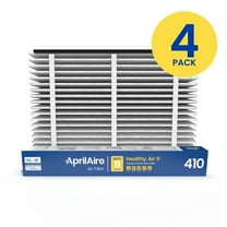 AprilAire 410 MERV 11 Replacement Air Filter, Captures Dust & Pollen, 16 x 25 x 4 Inches, 4-Pack