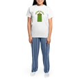 thumbnail image 4 of CafePress - Cute Irish Baby Bottle Women's Light Pajamas - Women's Short Sleeve Print T-Shirt and Pants Light Cotton Pajama Set, 4 of 7