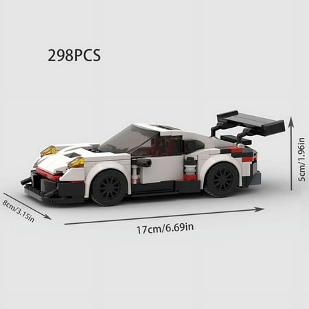 MOC Speed Champion Sports F1 City Racing Car AE86 Building Blocks Brick Vehicle Supercar Fast & Furious1 MK4 Supra Kids Toys Boy
