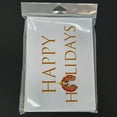 thumbnail image 3 of Cavalier King Charles Spaniel Blenheim #1 Happy Holidays Greeting Cards and Envelopes Pack of 8 7 in x 5 in, 3 of 3