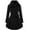 Black, variant on Women's Faux Fur Coat Double Breasted Thick Wool Pea Coats Trench Jacket Winter Warm Outfits