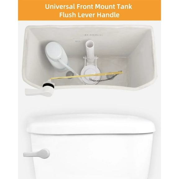 ProFlo Toilet Tank Handle PF3012B in White