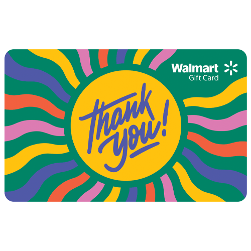 Shiny Thank You Walmart eGift Card [Email Delivery]