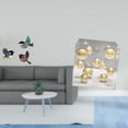 thumbnail image 2 of Pájaro De Madera Para Pared Con Cubierta De Acrílico Transparente, Adorno De Bola, Decoración De Mesa Para Jardín, Estudio, Granja, Balcón, Oficina, Estante, Vitrina., 2 of 8
