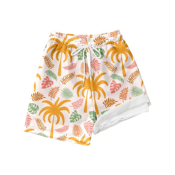 Hiijoy Big Boys Swimming Trunks Compression Liner Bathing Suit Beach Shorts, Sizes 10-12Y