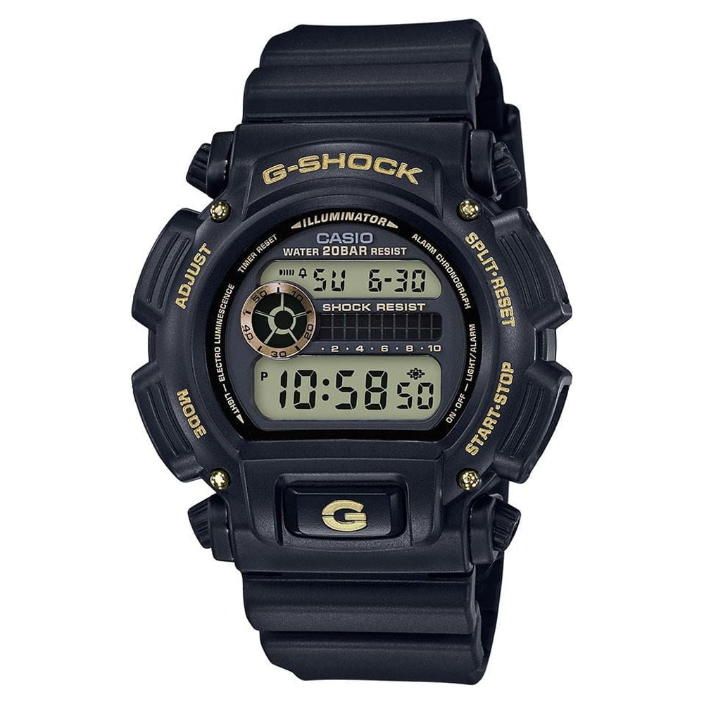 Casio G-Shock Men's Digital Quartz Watch, 200M Water & Shock Resistant, Black with Blue Accents (G-8900A-1) - Walmart.com Casio G-Shock Men's Digital Quartz Watch, 200M Water & Shock Resistant, Black with Blue Accents (G-8900A-1) - Walmart.com