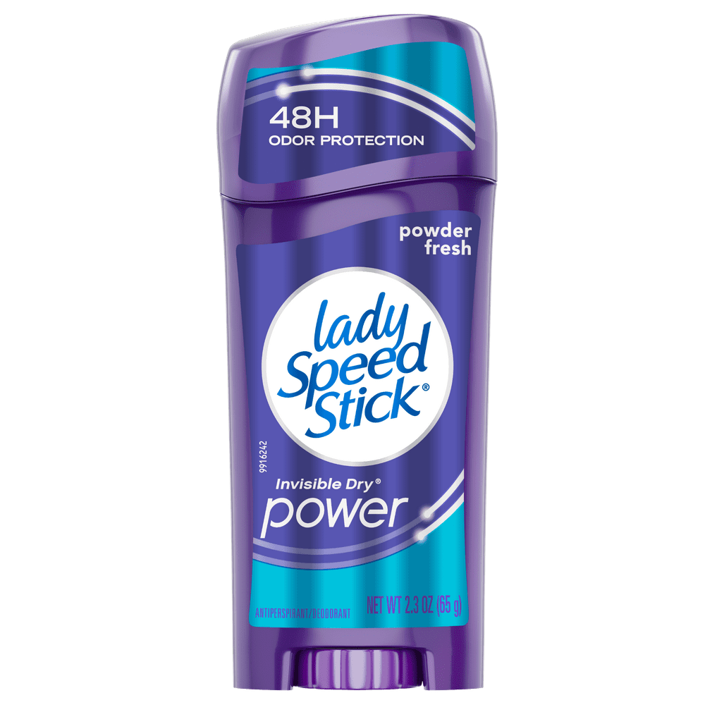 Lady Speed Stick Invisible Dry Power Antiperspirant Deodorant, Powder Fresh, 2.3 oz Walmart