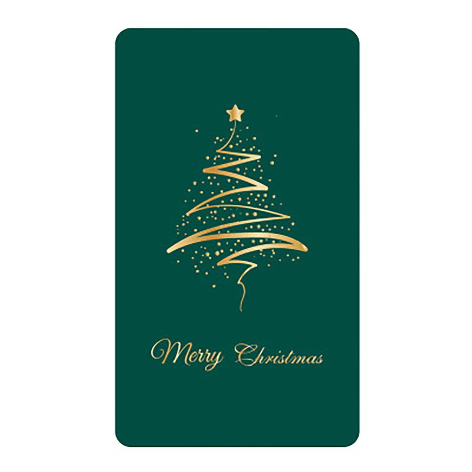 Christmas Thank You Card DIY Creative Blessing Gift Message Card
