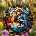 thumbnail image 4 of sruoe Sun Catchers Indoor Window, Stained Glass Panels, Acrylic Suncatcher, Suncatchers Outdoor Decoration, Christmas Home Garden Courtyard Window Hanging Ornament, 4 of 5