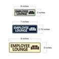thumbnail image 4 of Standard Employee Lounge Sign (Black Gold) - Large, 4 of 5