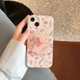 thumbnail image 5 of Cartoon Bow Little Rabbit Phone Holder Grip Tok Bracket Cellphone Support Griptok Desktop Phone Finger Stand Foldable Mobile Holder, 5 of 5