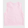 thumbnail image 2 of Hanes Beefy-T Women's Tank Top Pale Pink L, 2 of 4