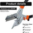 thumbnail image 3 of Multifunctional Trunking Tool, Adjustable Miter Shears for Precision Angular Cutting 45 To 135 Degree, Ergonomic Design for Effortless Handling, Includes 10 Spare Blades for Soft Wood and PVC, 3 of 5