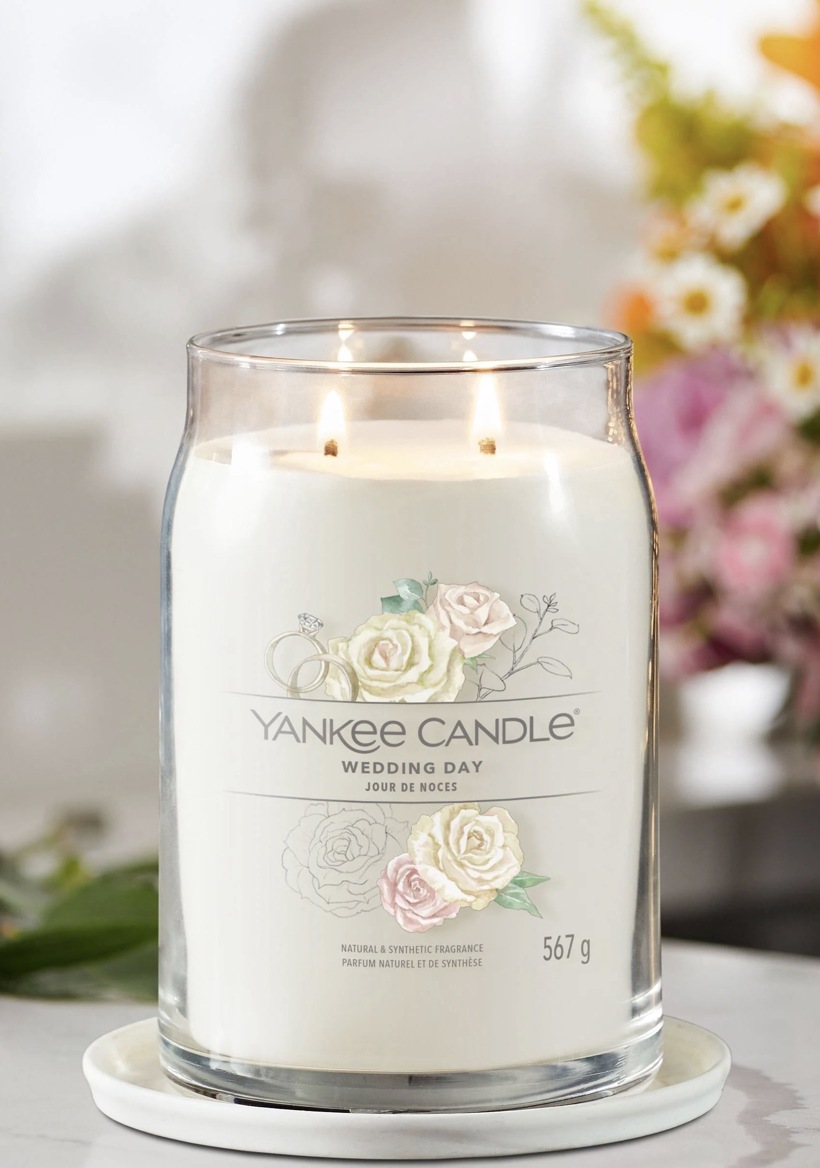 Yankee Candle Wedding Day Scented Large Jar 22 Oz For Anyone