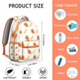 thumbnail image 6 of Papaya Inspired Backpack - Trendy & Practical School Backpack for Students, Large Capacity Bookbag Gift with Padded Straps, Ideal for Work & Study, 6 of 6