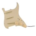 thumbnail image 1 of Electric Guitar Pickguard Pickups Loaded Prewired Scratch Plate Assembly SSS Yellow, 1 of 7