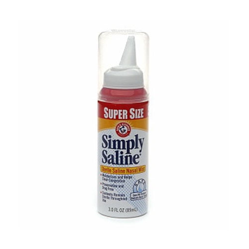 Simply Saline Sterile Nasal Mist, Super Size 3 Oz