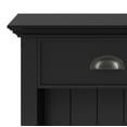 thumbnail image 3 of Simpli Home Acadian SOLID WOOD 24 inch Wide Bedside Nightstand Table in Black, 3 of 7