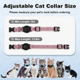 thumbnail image 2 of Unique Bargains Cat Collar for Airtag Adjustable Cat Locator Collar Designed for Air Tag Lightweight Scratch Resistant for Cats Kitten Pink 1 Pc, 2 of 3