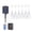 B, variant on Qocolcyl 5 PCS Solar Hanging Firework 450 LED Lights, IP65 Waterproof Outdoor Pendant Lights with Remote, for Christmas Patio Wedding Party Yard, Xmas Holiday Decor and Home Decorations