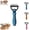 Blue-S, variant on Pet Pro Grooming Tool, 2-in-1 Deshedding Dog Brush with 9/17 Teeth Undercoat Rake for Dogs & Cats, Dual-Sided Stainless Steel Pet Comb for Long Hair & Thick Coats (Blue-S+L)