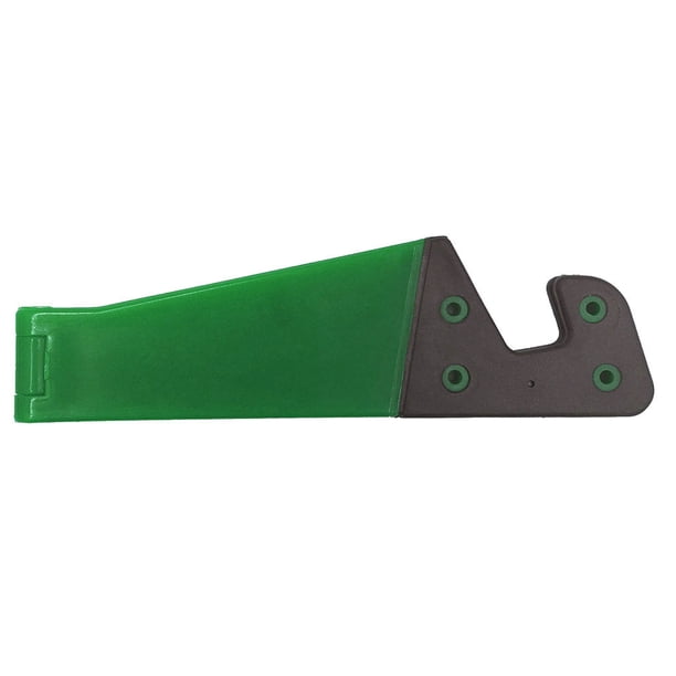 Cateissary Soporte de escritorio para teléfono en forma de V portátil, soporte plegable ajustable para tableta móvil, soporte de tamaño de bolsillo para Teléfono y Comunicación Verde oscuro