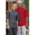 thumbnail image 1 of Uncommon Threads 0415-1909 Manteau de Chef à Manches Courtes South Beach en Rouge - 5XLarge, 1 of 1