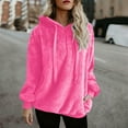 thumbnail image 7 of HAiming Fleece Hoodies for Women Winter Warm Thremal Long Sleeve Pullover Hooded Sweatshirt with Pockets, 7 of 7