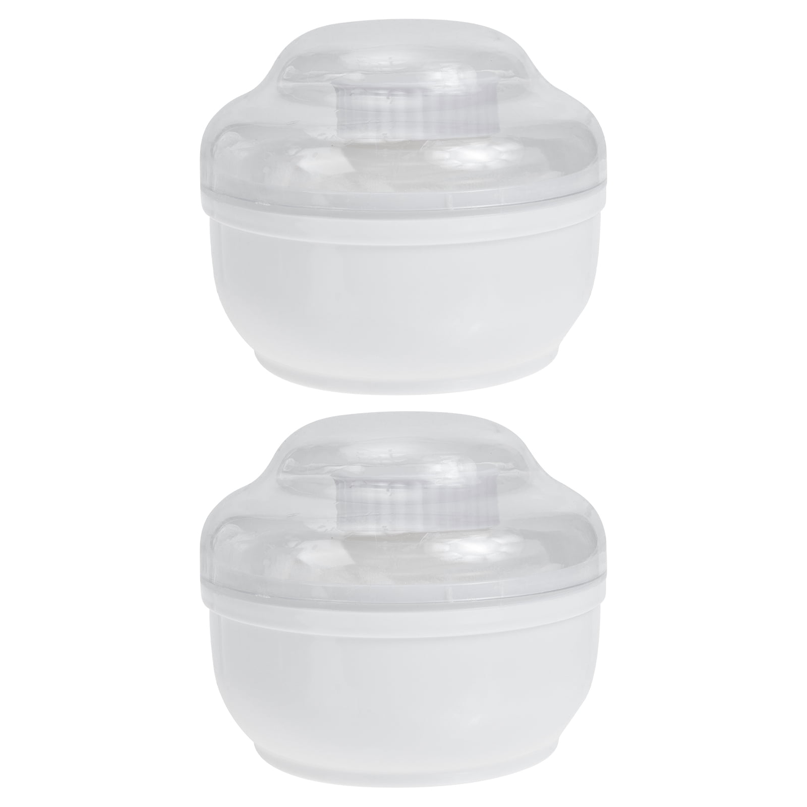 2 Sets Baby Talcum Powder Puff Case Baby Powder Puff with Storage Boxes