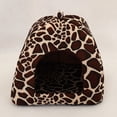 thumbnail image 2 of Casa para Perros y Gatos con Diseño de Ciervo, Plegable, Cálida y Suave, para Invierno, para Cachorros, para Perrera, Suministros para Mascotas, 2 of 6