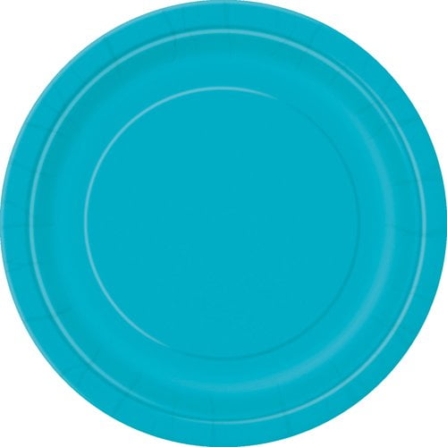 Teal Paper Dinner Plates, 9in, 50ct