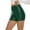 Green, variant on WMTBSRSW Faux Leather Shorts for Women High Waist Pu Leather Shorts Lightweight Casual Shorts Streetwear Y2K Biker Shorts