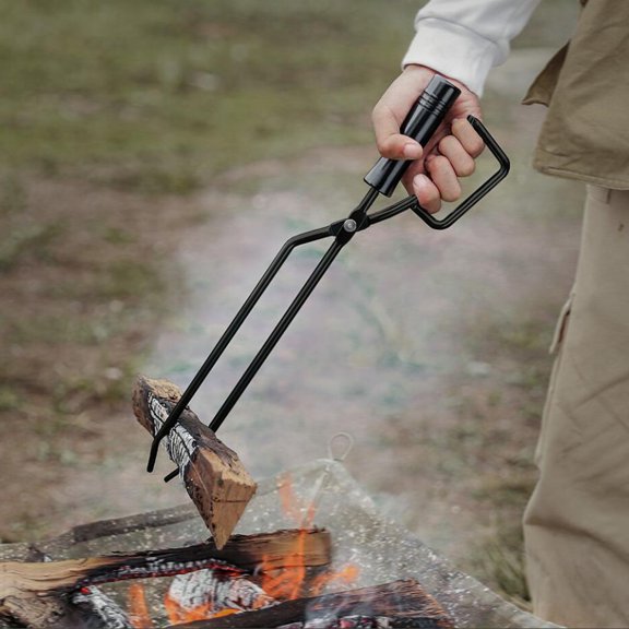 Estufa de Leña Cola Tenazas para Chimenea Pinzas para Fuego