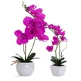 thumbnail image 4 of Violet Artificial Orchid Medium - Violet, 4 of 5
