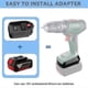 thumbnail image 5 of Adapter Converter BOSB18C Use for Bosch 18V Li-Ion Battery BAT618 on Home Lithium Electrical Power T, 5 of 5