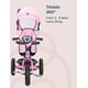 thumbnail image 2 of Triciclo Asiento 360 Niños 3 a 6 años Pink, 2 of 7