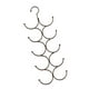 thumbnail image 3 of Percha para bufandas, ranuras para guardar cinturones, ganchos de sujeción, accesorios de armario de varias capas para bronce, 3 of 9