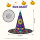thumbnail image 3 of Sombreros de bruja de Halloween, GAGALU Wizard, cosplay para mujeres y hombres, 3 of 8