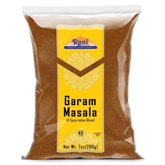 Rani Garam Masala Indian 11-Spice Blend 7oz (200g) ~ All Natural, Salt-Free | Vegan | No Colors | Gluten Friendly | NON-GMO | Kosher | Indian Origin