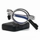 thumbnail image 1 of Gafas de lectura plegables e inteligentes para hombres, lentes de lectura portátiles con bloqueo de luz azul, de Metal, redondas, cuadradas, para ancianos, dioptrías, Gafas de presbicia, 1 of 4