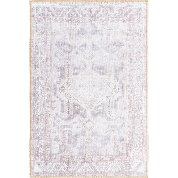 Unique Loom Paul Timeless Rug Gray/Beige 7' 7" x 10' 6" Rectangle Medallion Transitional Perfect For Living Room Bed Room Dining Room Office