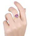 thumbnail image 4 of 14Kt Rose Gold Kunzite With White Natural Zircon Ring, 4 of 4