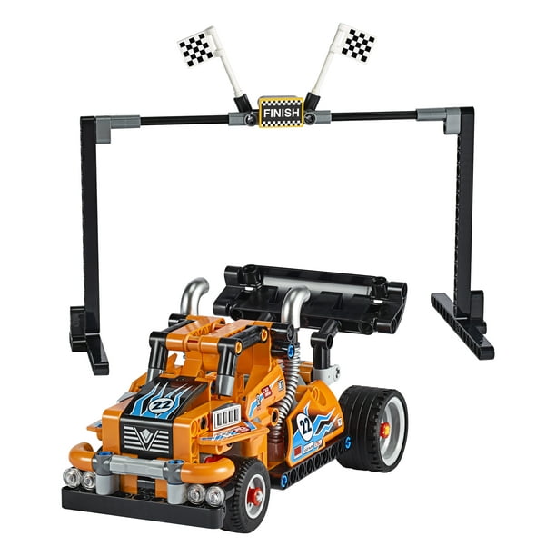 LEGO Technic Race Truck 42104 Pull Back Model Truck Building Kit New 2020 227 Pieces Walmart