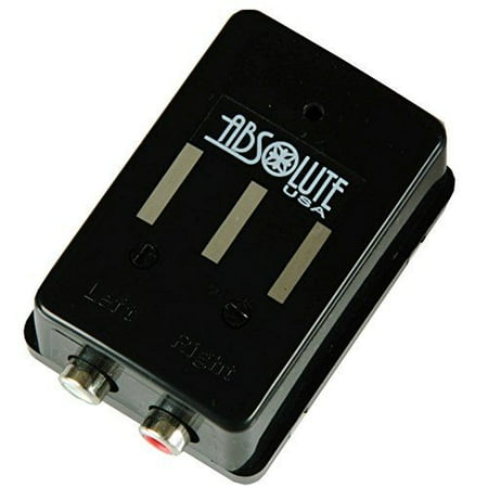 Line Level Converter Absolute HLA600 2 Channel High Level to Low Converter Line Output with Ground Loop Isolator Built in signal Noise Eliminator ()