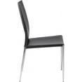 thumbnail image 5 of Eurostyle Max Leather Dining Chairs in Black (Set of 2), 5 of 6