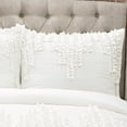 thumbnail image 2 of Ruffle Stripe 3 Piece Comforter Set by Lush Decor, 2 of 4