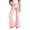 Pink, variant on Girls School Uniform Pants Bell Bottoms for Girls Flare Pants Athletic Leggings for Cancer Awareness Month Campaign 11-12 Years