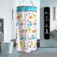 thumbnail image 1 of Round Polyester Shower Curtain Hanging Thermal Insulation Thickened Double Zipper D100 * L200cm-yujia, 1 of 3