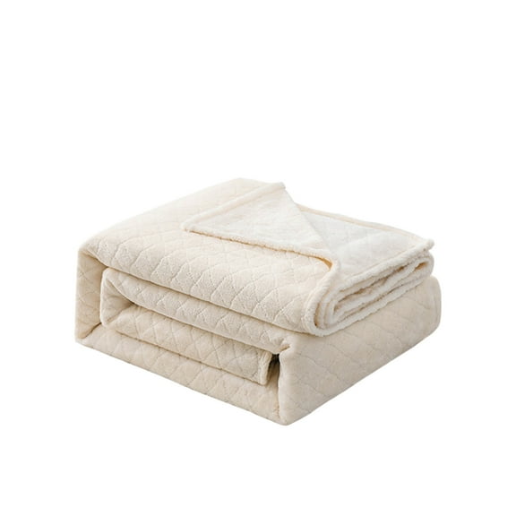 Hvmvliv Cooling Blanket 100x150cm Summer Cooler Quilt Blanket Bed Blanket Thermal Blanket Lightweight Breathable Soft Comfortable Thick Plushes Machine Washable Full Size Cooling Blanket White